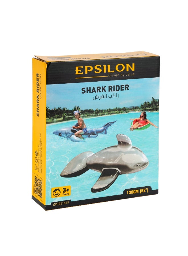 Epsilon Orca Shaped Pool Float EPSSE1665 – 130 cm (52″), Safe, PVC-Free, for Kids 3+ Years - Image 5