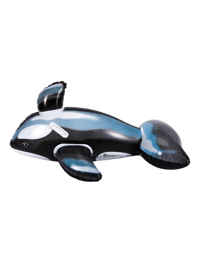 Epsilon Orca Shaped Pool Float EPSSE1665 – 130 cm (52″), Safe, PVC-Free, for Kids 3+ Years - Image 1