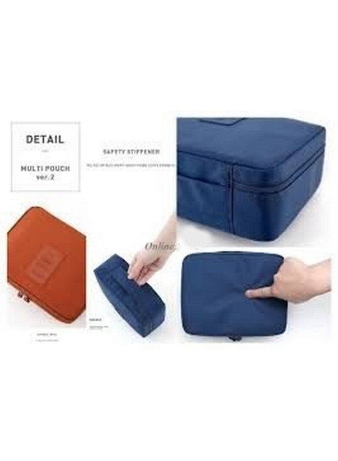 Styleys حقيبة أدوات التجميل من ستايلز - مجموعة سفر وتنظيم للرجال والنساء (أزرق داكن، S1028) - Image 5
