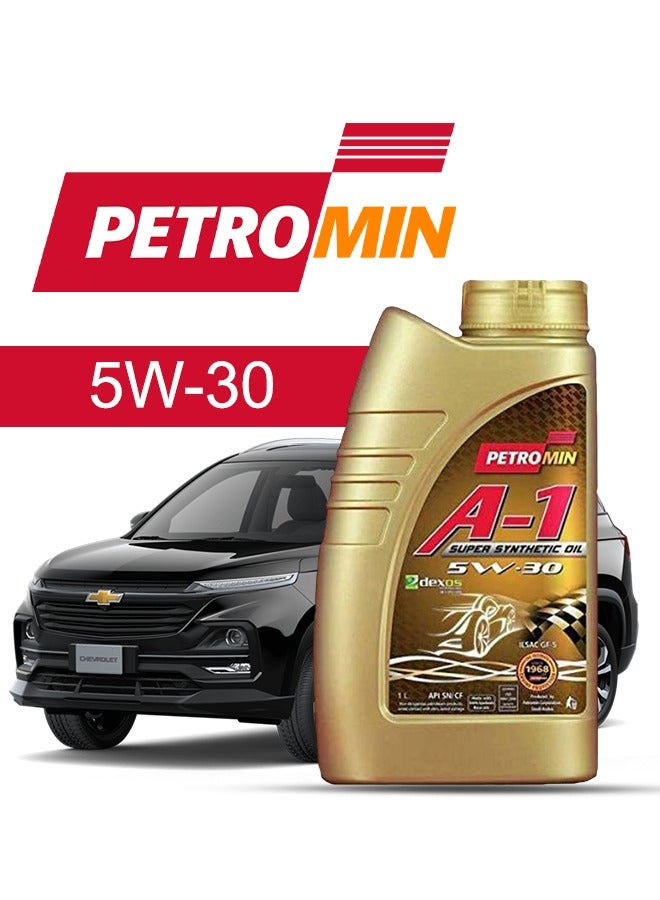 Petromin Engine Oil – For Chevrolet Captiva V4 2024 - 2006, 5 Liter,  5w30 Petromin - With Engine Oil Filter - 2006 2007 2008 2009 2010 2011 2012 2013 2014 2015 2016 2017 2018 2019 2020 2021 2022 2023 2024