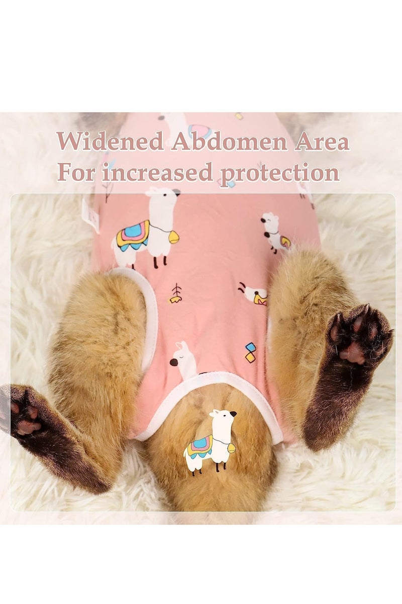 2 Pack Cat Recovery Suit, Cat Apparel, Breathable Cats Surgery Recovery Suits, Apply To Professional Breathable Suit For Cats And Dogs After Weaning And Abdominal Wounds (M) - Image 3