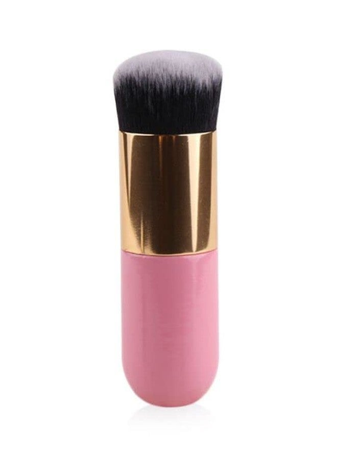 Sunaina Makeup Brush Foundation Cosmetic Face Powder, Blush Pink Brush (Pack of 1) - Image 1