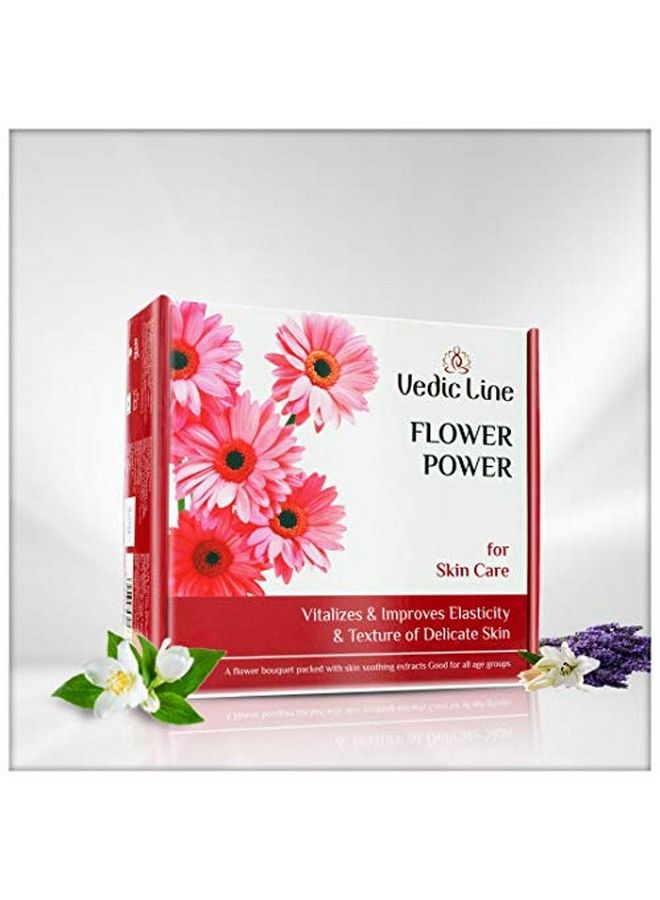 Vedicline Flower Power Facial Kit For Skin Care Improves Skin Elasticity & Texture With White Lily Lavender Jasmine Makes Skin Relaxed & Flower Fresh 400Ml - Image 4