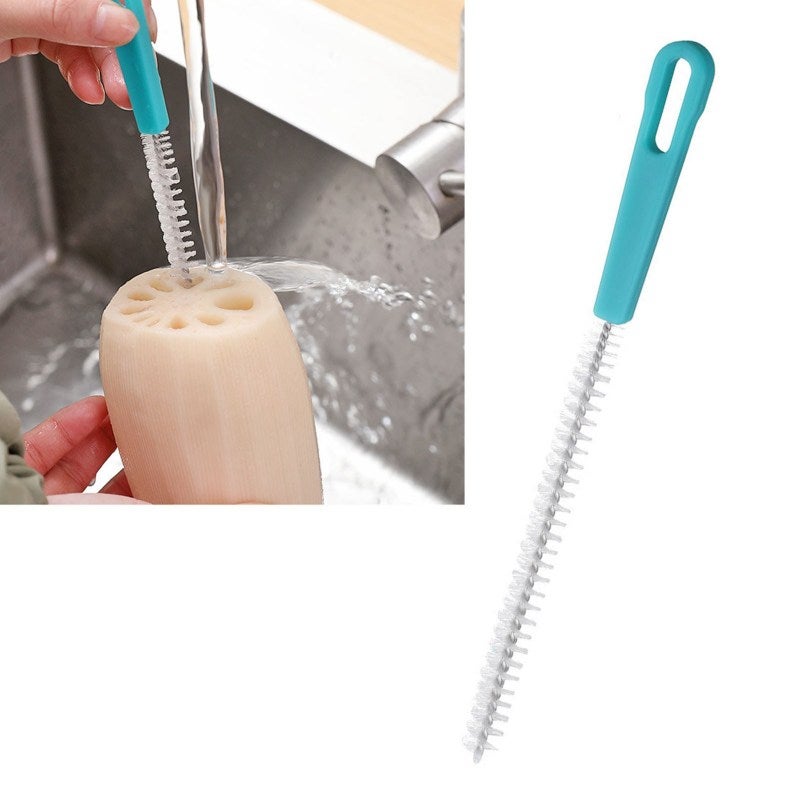 Sewer Drain Brush: 360 Degree Cleaning, Flexible Long Cleaning Brush - Comfortable Grip Premium Plastic & Nylon Brush for Home Kitchen Sink Shower Bathtub Narrow Spaces - Image 5