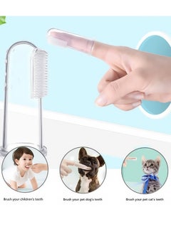 Generic 4 PCS  Silicone Fingertip Toothbrush, Baby Teeth Special Toothbrush, Children's Soft Bristle Training Toothbrush, Contains Individual Packaging Box,4 Count  - Image 5