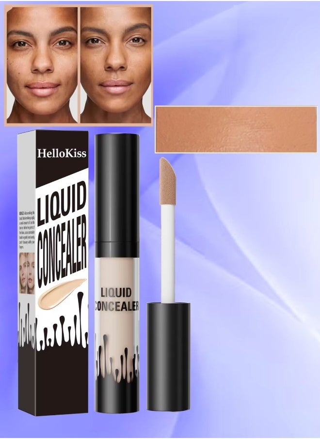 HelloKiss - Liquid Concealer Full Coverage Shaping Concealer Anti Eye Wrinkle Advanced Concealer for Face Blemishes Conceal Dark Circle Cover Acne Scars Pimples and Enlarged Pores Cream Contour 04 - Image 1