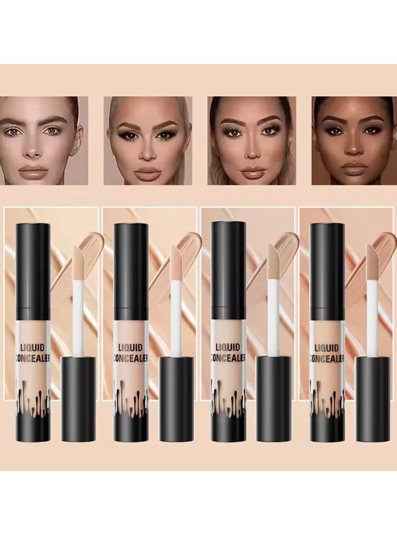 HelloKiss - Liquid Concealer Full Coverage Shaping Concealer Anti Eye Wrinkle Advanced Concealer for Face Blemishes Conceal Dark Circle Cover Acne Scars Pimples and Enlarged Pores Cream Contour 04 - Image 1