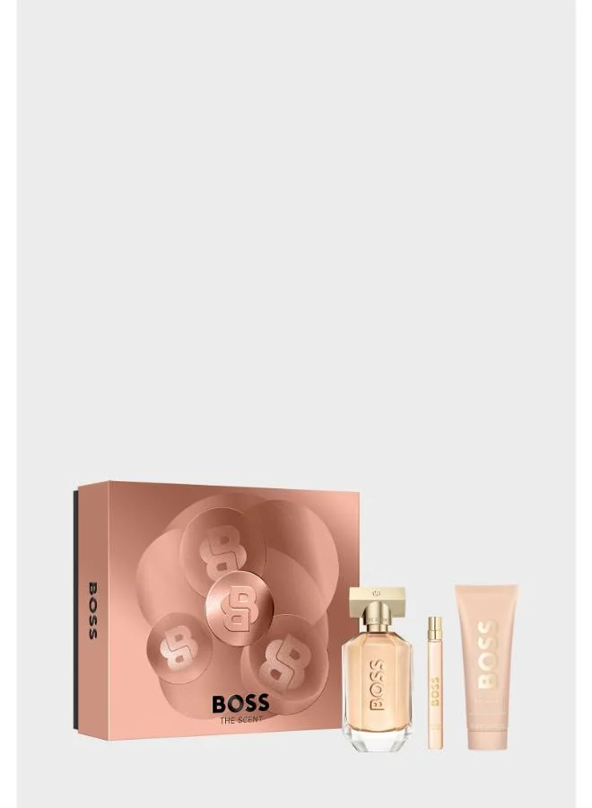 BOSS The Scent Eau de Parfum 100ml, Purse Spray 10ml & Body Lotion 75ml Gift Set
