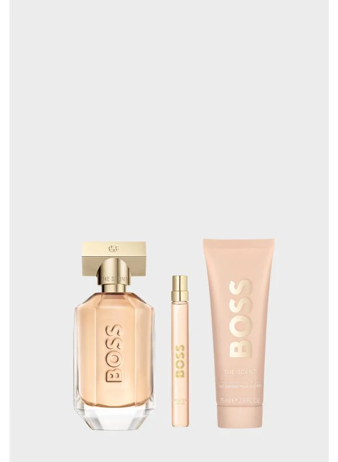 BOSS The Scent Eau de Parfum 100ml, Purse Spray 10ml & Body Lotion 75ml Gift Set