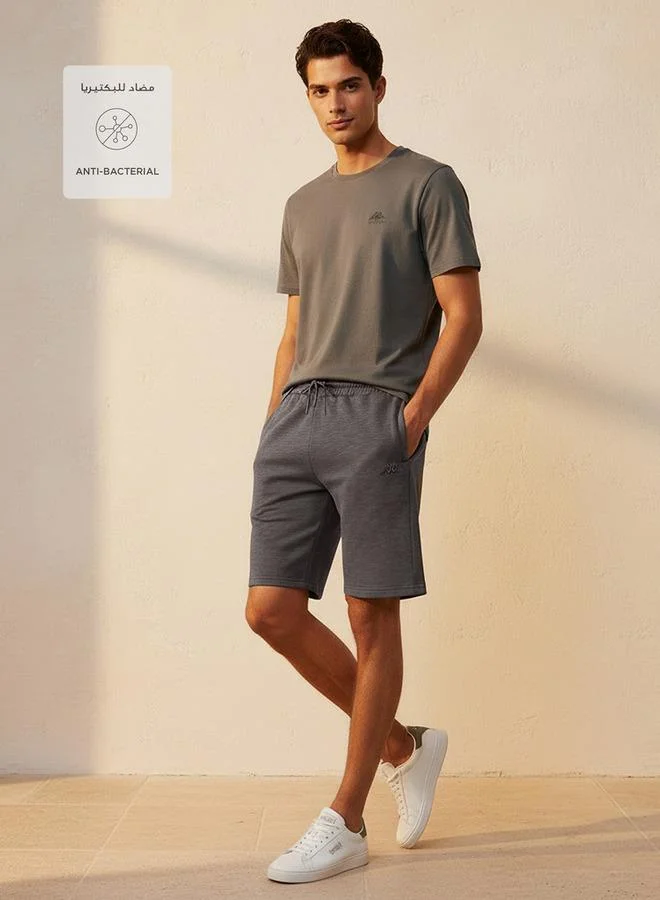 Kappa  Kappa Men Logo Embroidered Shorts for Men | Best Price UAE
