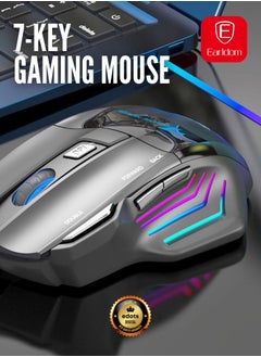 Earldom 7-Key RGB Gaming Mouse with Warranty – Ergonomic Design, 7 RGB Lights, Adjustable DPI up to 3200  - Image 1