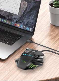 Earldom 7-Key RGB Gaming Mouse with Warranty – Ergonomic Design, 7 RGB Lights, Adjustable DPI up to 3200  - Image 2