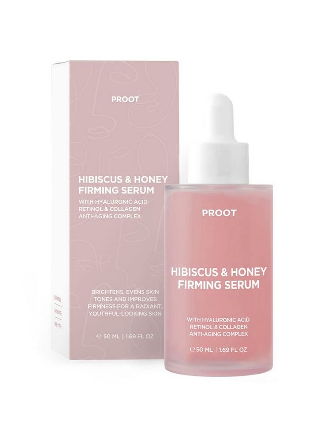 Proot - Hibiscus And Honey Firming Serum With Retinol Hyaluronic Acid And Collagen Complex 1.7 Oz - Image 1