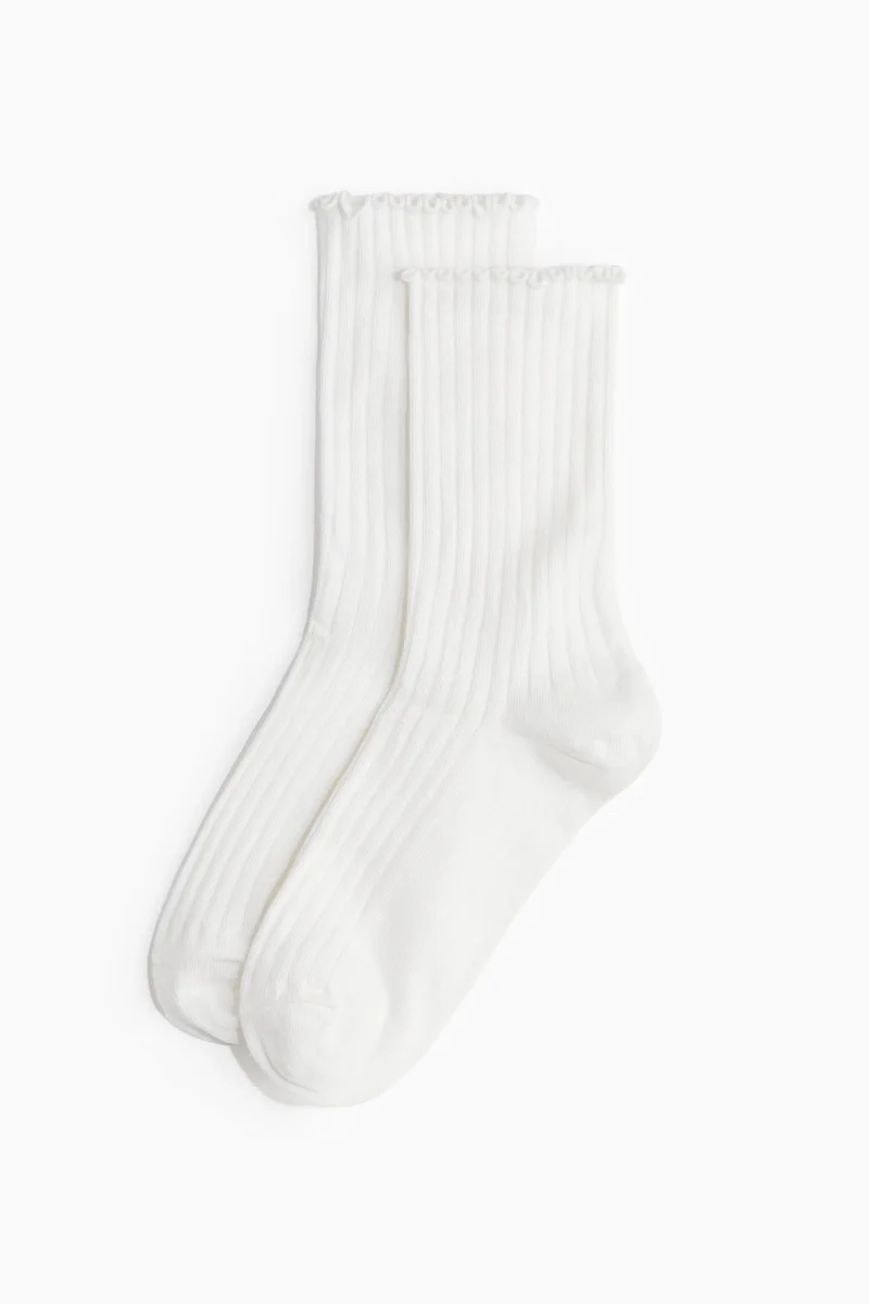 H&M 3-pack rib-knit socks
