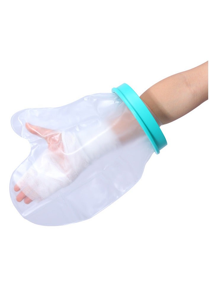 Waterproof Arm Cast Cover for Shower Adult Long Full Protector Cover Soft Comfortable Watertight Seal to Keep Wounds Dry Bath Bandage Broken Hand Wrist Finger Elbow No Mark on Skin Reusable