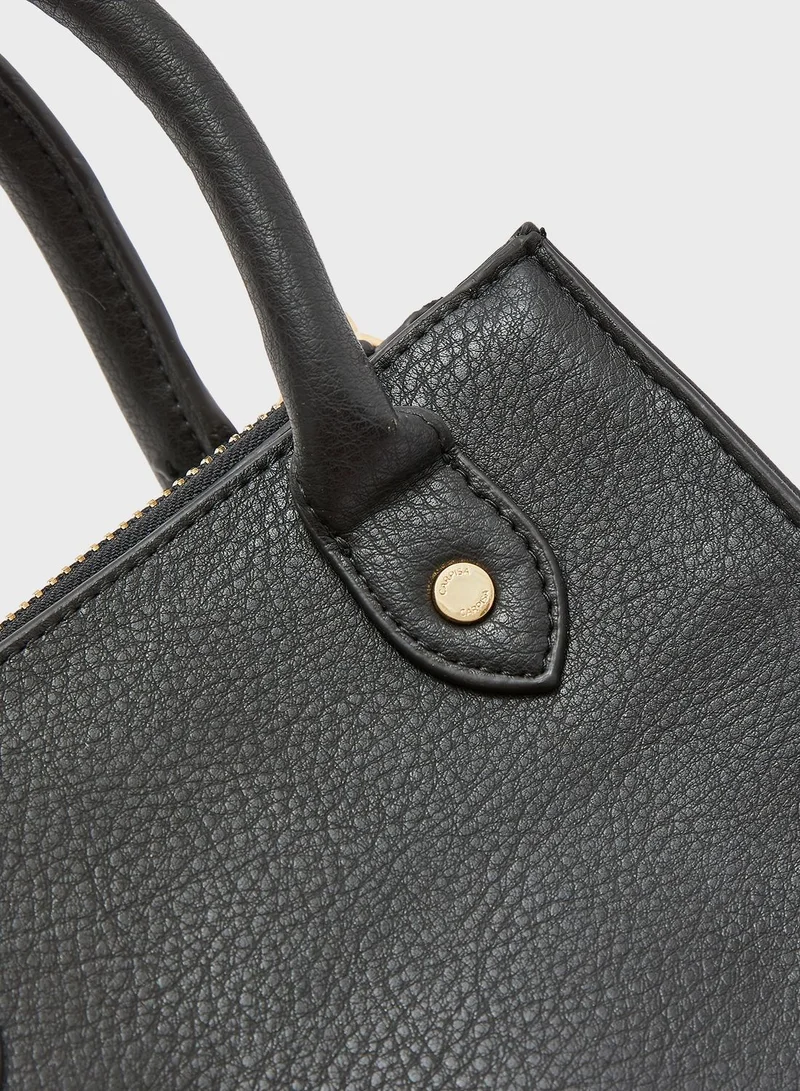 CARPISA Front Logo Tote