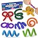 CEMECER Fidget Toys for Kids Adults 8Pack Sensory Sticks Stress Fidgets for Anxiety Autism ADHD Flexible Sticks Silicone Toys for Adults Calm Down Classroom Office Desk Travel Airplane - Image 2