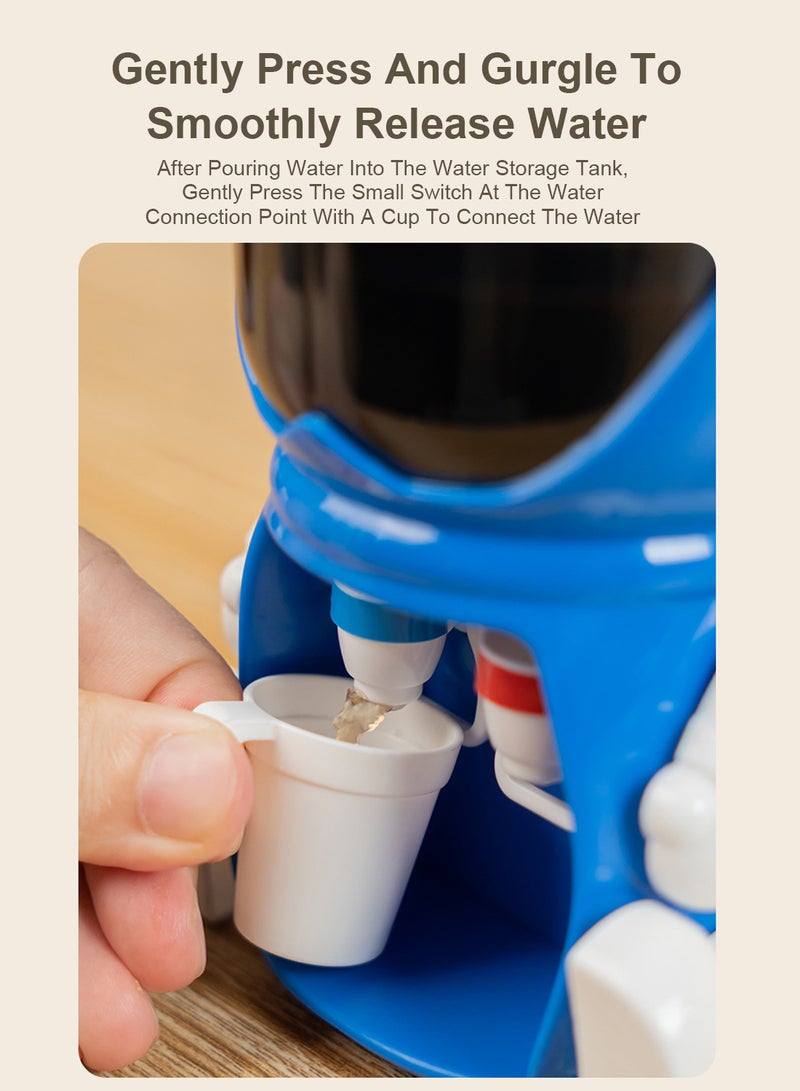 MaBaby موزع مياه صغير للأطفال لعبة آلة الشرب موزع مياه بيت الدمى مجموعة اللعب نافورة مشروبات نموذج مشهد مسرحي مصغر للحياة - Image 2