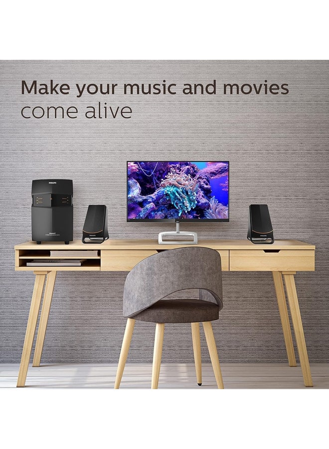فيليبس Renewed - Audio MMS2550B/94 Bluetooth Multimedia Speaker- Black MMS2550B/94 black - Image 3