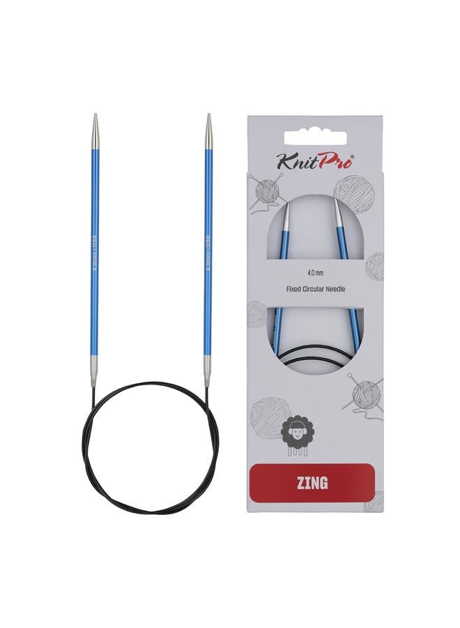 KnitPro Zing Fixed Circular Needles 24" (60cm) | Size 4.00mm - Image 1