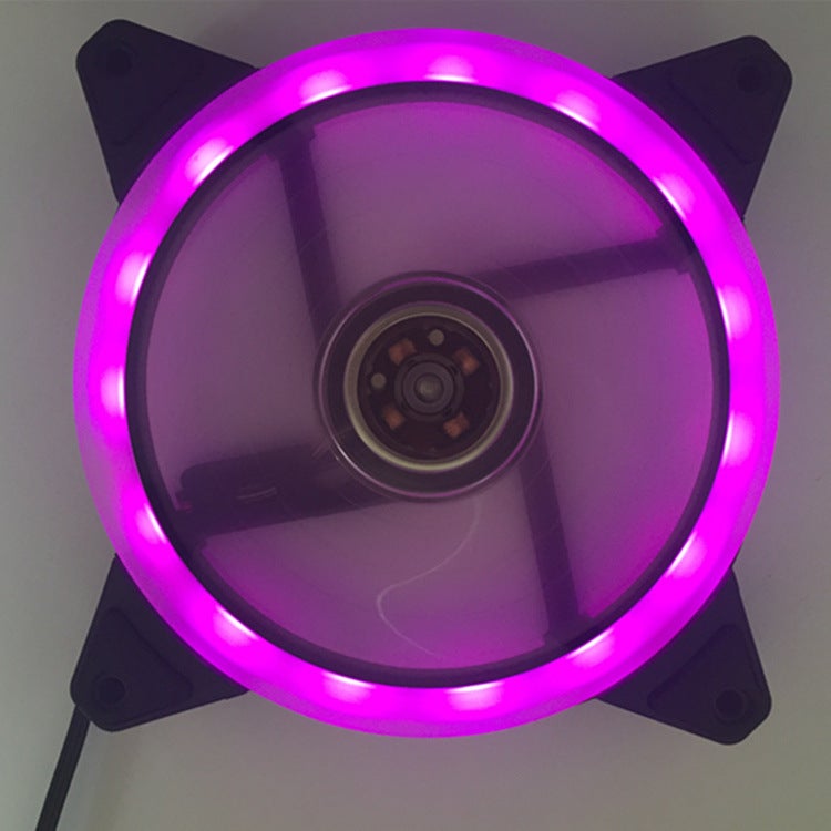 Aurora Eclipse 16LED 12025 Dual Ring PC Case FanDouble Ring Pink Double Ring Pink 