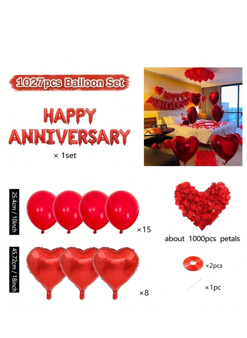 Anniversary Party Decorations Complete Kit of 1027 Pieces for Wedding and Anniversary Party Decorations - Image 2