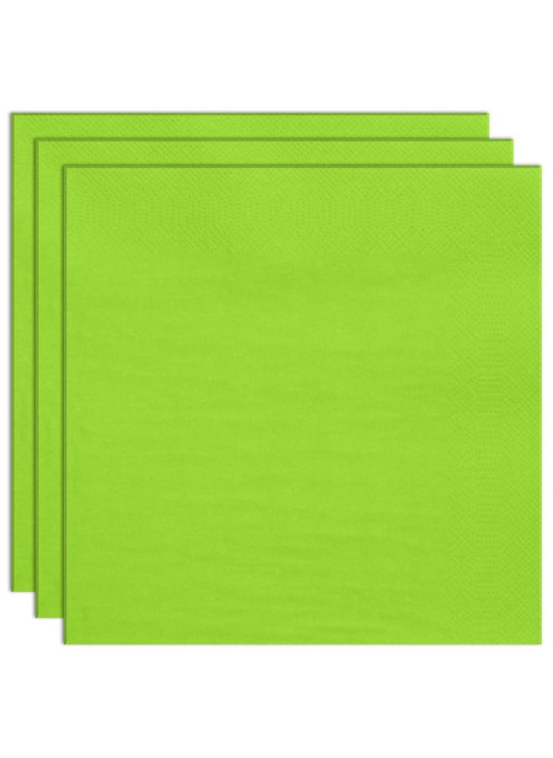 Lime Green Paper Napkins 33cm 20-Pack