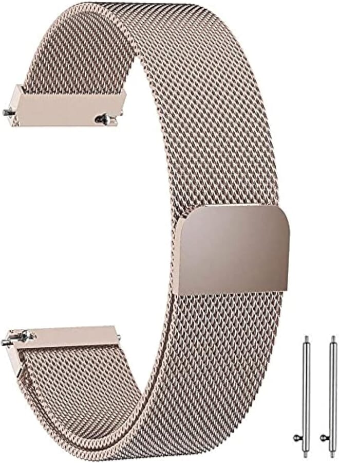 Bikson Bikson Loop Strap Wrist Band For Fossil Watches 22mm - Rose Gold