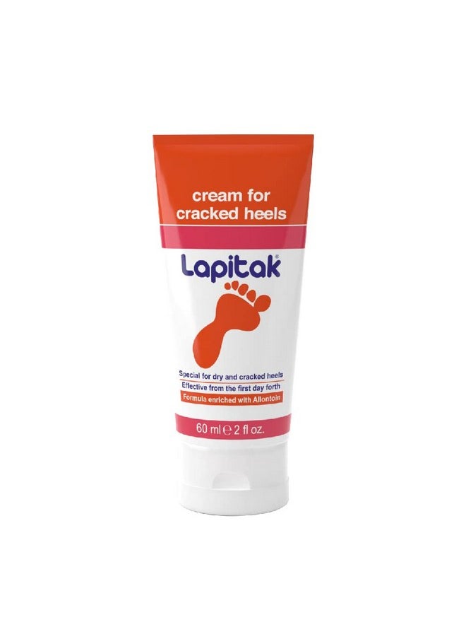 lapitak - Cracked Heel Treatment Foot Cream Dry Feet Lotion For Extremely Dry Skin Foot Scrubber Dead Skin Remover Athletes Foot Treatment Fast Cracked Heel Repair Healthy Feet Sensitive Skin 2 Oz. - Image 1