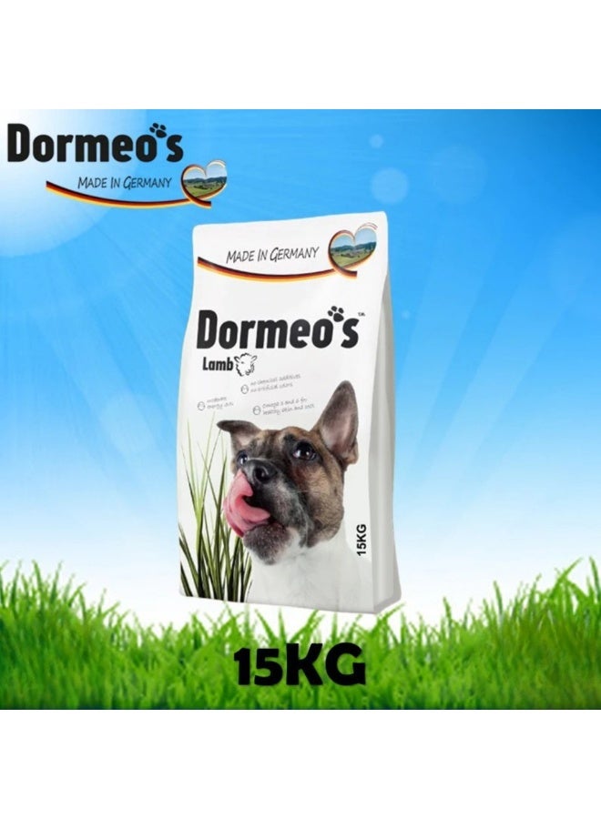 Dormeo's Dormeos Lamb Dry Dog Food – Complete Nutrition for Adult Dogs, 15kg - Image 3