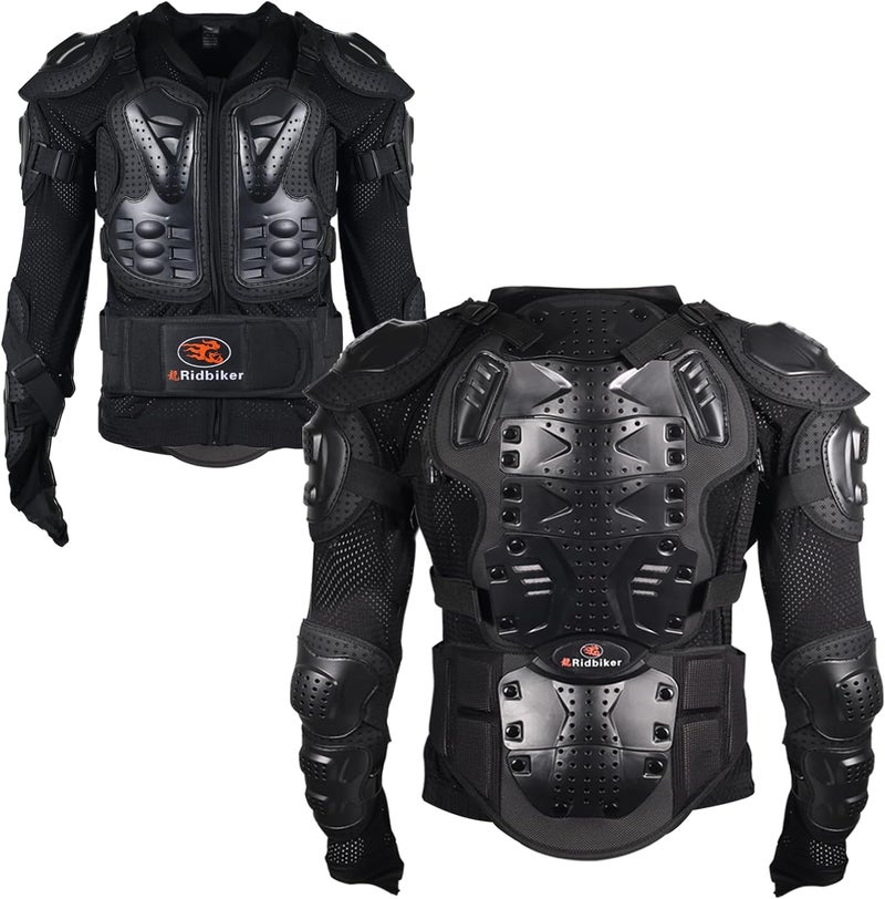 RIDBIKER Motorcycle Jacket Full Body Armor with Chest Protection for Men - Dirt Bike Gear - Image 1