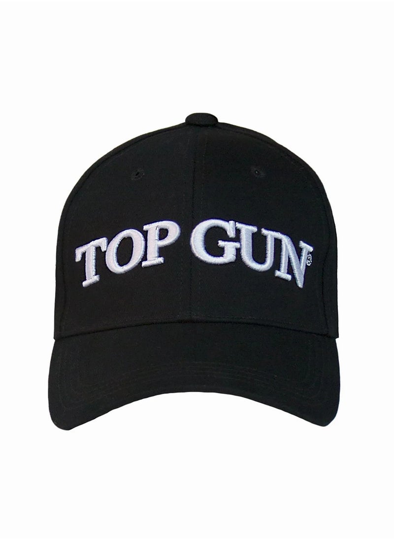 توب جان قبعة بيسبول قابلة للتعديل بشعار TOP GUN® - طراز الطيار الكلاسيكي للرجال والنساء - جودة ممتازة، وملاءمة مريحة، وشعار مطرز - مثالية للارتداء غير الرسمي وعشاق الطيران 