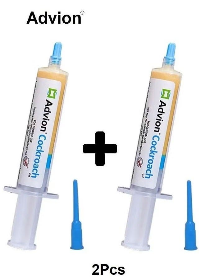 Cockroach طقم طُعم جل للصراصير مكون من قطعتين، طُعم جل بني اللون لمكافحة الصراصير والآفات، أصلي في الولايات المتحدة الأمريكية - Image 1