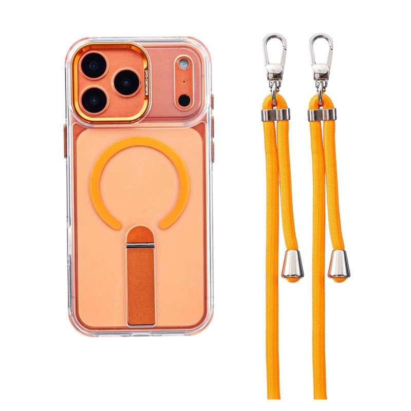 Protective Case for iPhone 17 / 17 Air / 17 Pro / 17 Pro Max with Kickstand and Lanyard plus Strong Magnetic in Lanyard - Veloris - Image 1