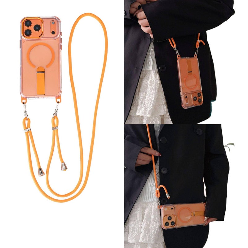 Protective Case for iPhone 17 / 17 Air / 17 Pro / 17 Pro Max with Kickstand and Lanyard plus Strong Magnetic in Lanyard - Veloris - Image 2