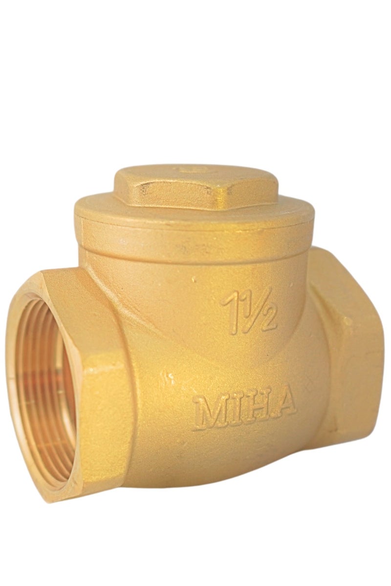 MIHA BRASS SWING HORIZONTAL CHECK VALVE - Image 3