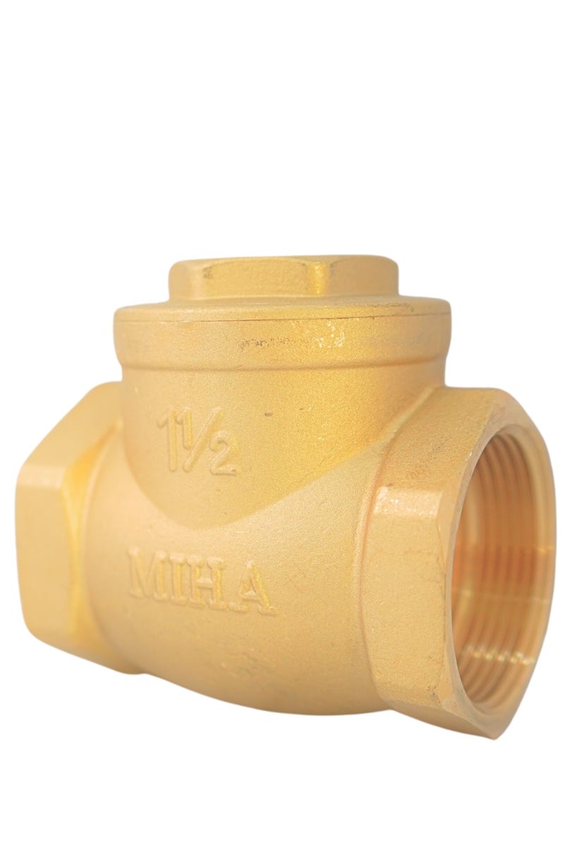 MIHA BRASS SWING HORIZONTAL CHECK VALVE - Image 2