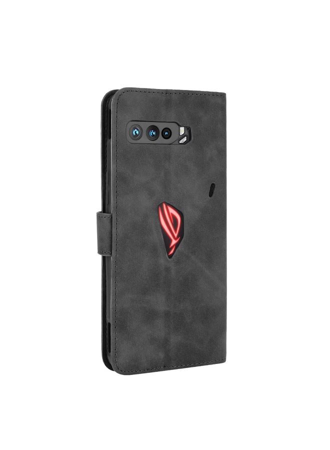 اس-توب جراب لهاتف ASUS ROG Phone 3 ZS661KS بلون سادة مع إبزيم مغناطيسي وقلاب أفقي مصنوع من جلد البولي يوريثان مع حامل وفتحات للبطاقات ومحفظة - Image 3