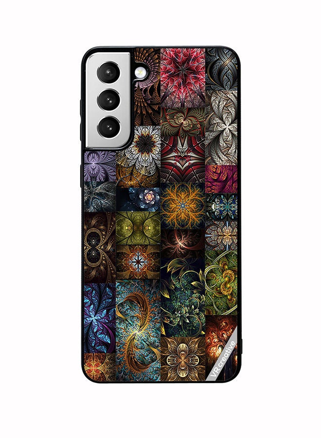 VR CREATIVE Protective Case Cover For Samsung Galaxy S22 Plus 5G 30 Mind Blowing Pieces Of Algorithmic Fractal Art Design Multicolour - Image 1