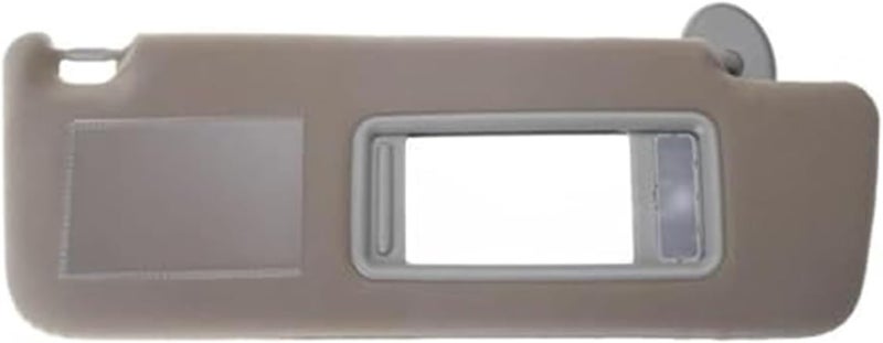 DEMULAX Beige Sun Visor with Makeup Mirror for Toyota