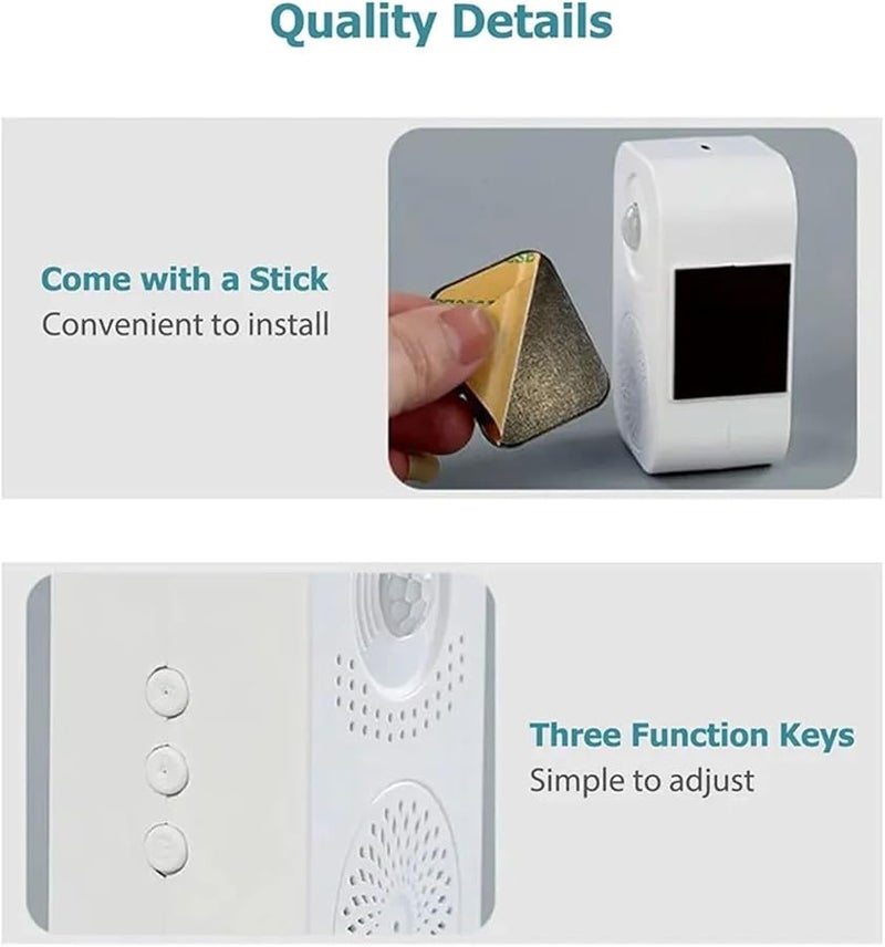 Smart Home Infrared Sensor Voice Recorder Anti Theft Welcome Greeting Dry Battery - Image 5