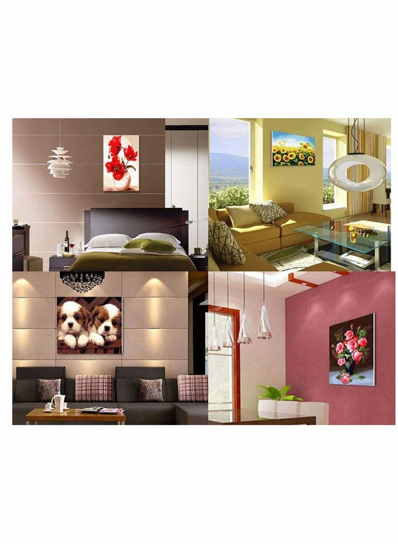 KASTWAVE - DIY Paint by Numbers, Canvas Oil Painting Kit for Kids & Adults Drawing Paintwork Acrylic DIY Oil Painting for Adults Kids Painting by Number Kit Kids & Adults & Beginner - Image 1