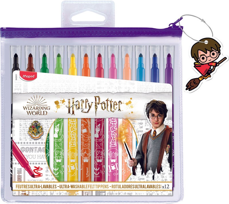 Harry Potter Felt Tip Pen Set (12 Colours)