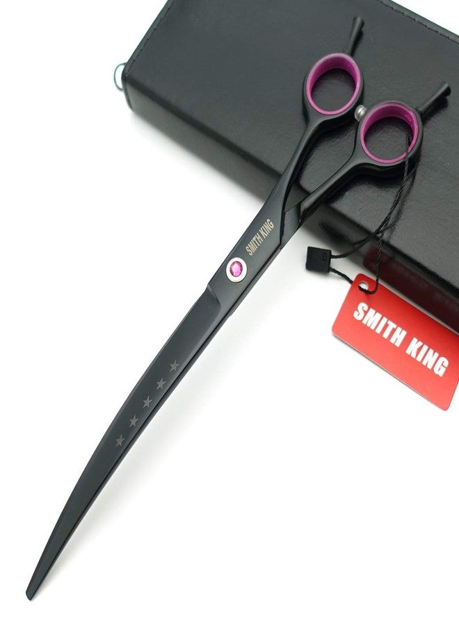 Smithking 8.0 inches professional dog grooming scissors set Curved scissors - Image 2