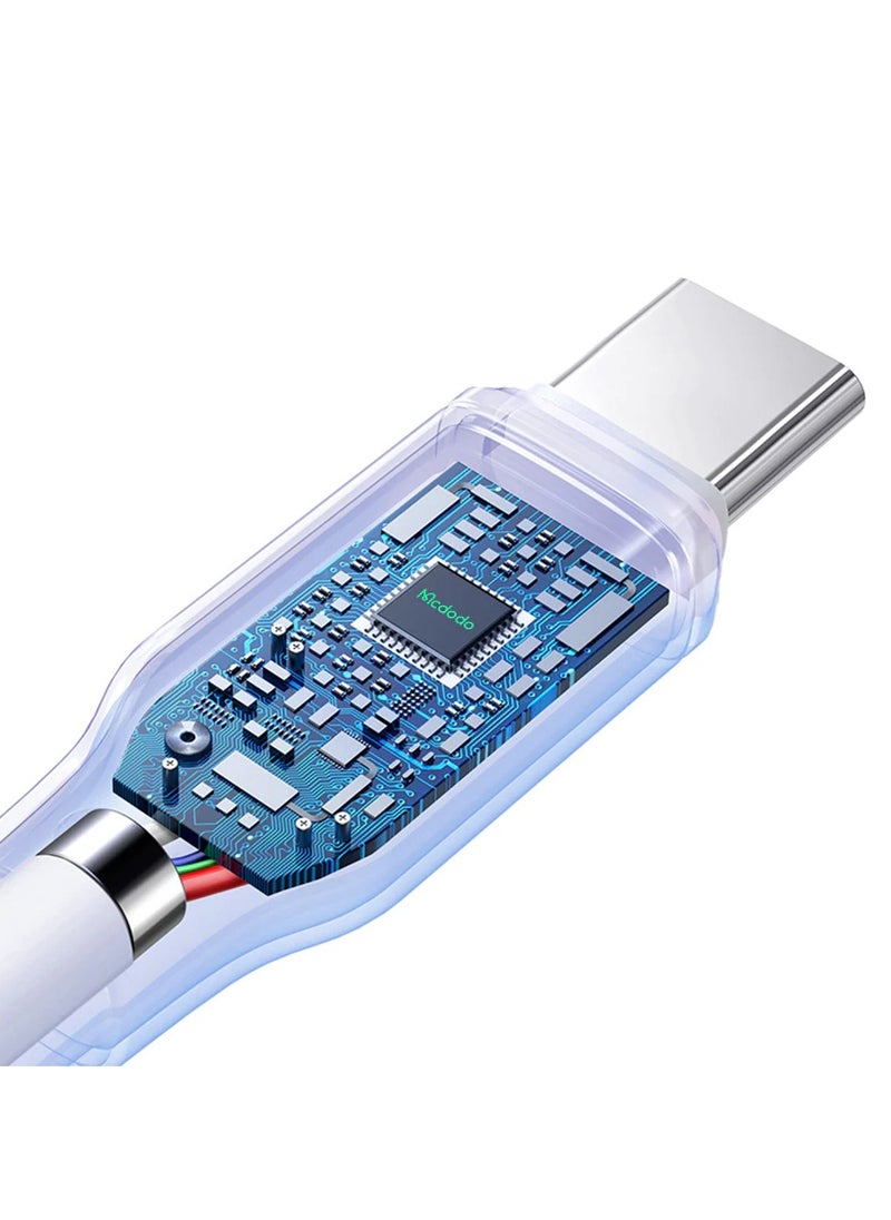 Mcdodo - Mcdodo White Series Type-c Cable 1.2m - Image 1