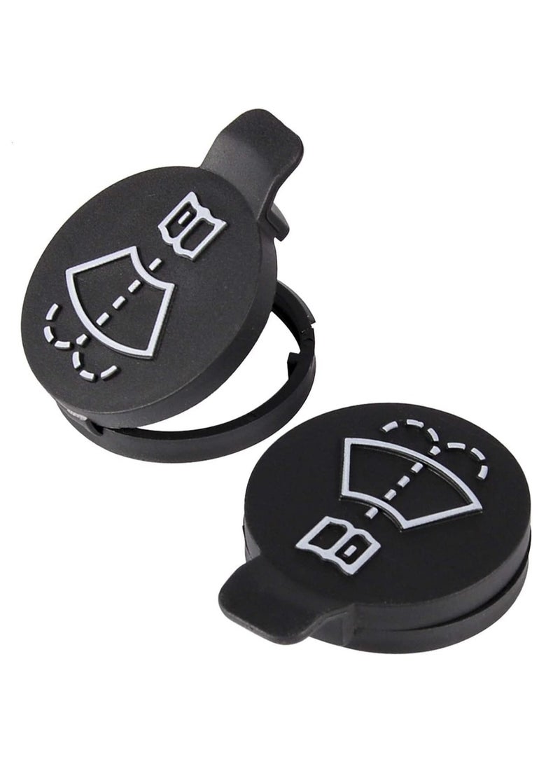 Generic Windshield Wiper Washer Fluid Reservoir Tank Bottle Cap - Replacement for Chevrolet for Buick LaCrosse for Cadillac CTS - Pack of 1 Black (Exact Fit)  - Image 1