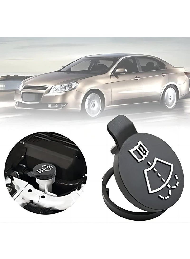Generic Windshield Wiper Washer Fluid Reservoir Tank Bottle Cap - Replacement for Chevrolet for Buick LaCrosse for Cadillac CTS - Pack of 1 Black (Exact Fit)  - Image 2