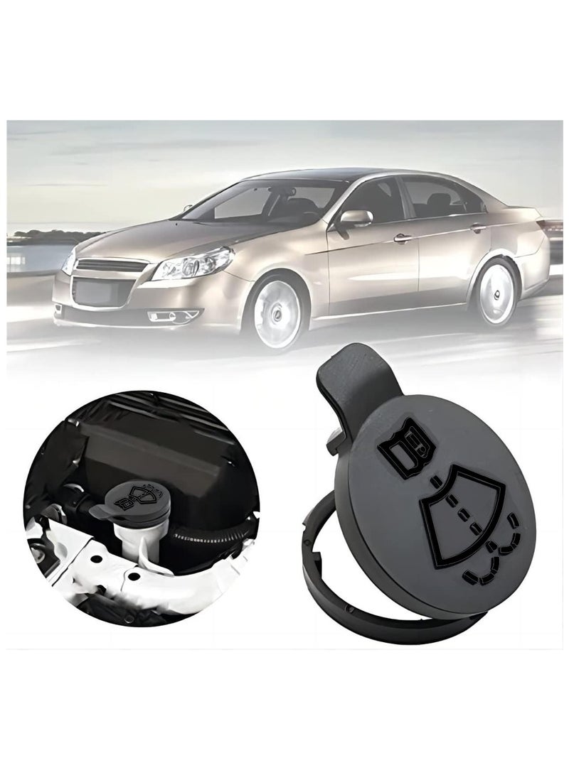 Windshield Wiper Washer Fluid Reservoir Tank Bottle Cap - Replacement for Chevrolet for Buick LaCrosse for Cadillac CTS - Pack of 1 Black (Exact Fit) - Image 2