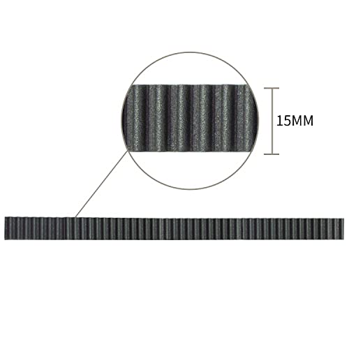 Zeelo 5M GT2 Timing Belt 15mm Width + 4pcs 20 Teeth 5mm Bore Timing Pulley Wheel + 4pcs 20 Toothless Bore 5mm Idler + 4pcs 20 Tooth Bore 5mm Idler,for 3D Printer - Image 2