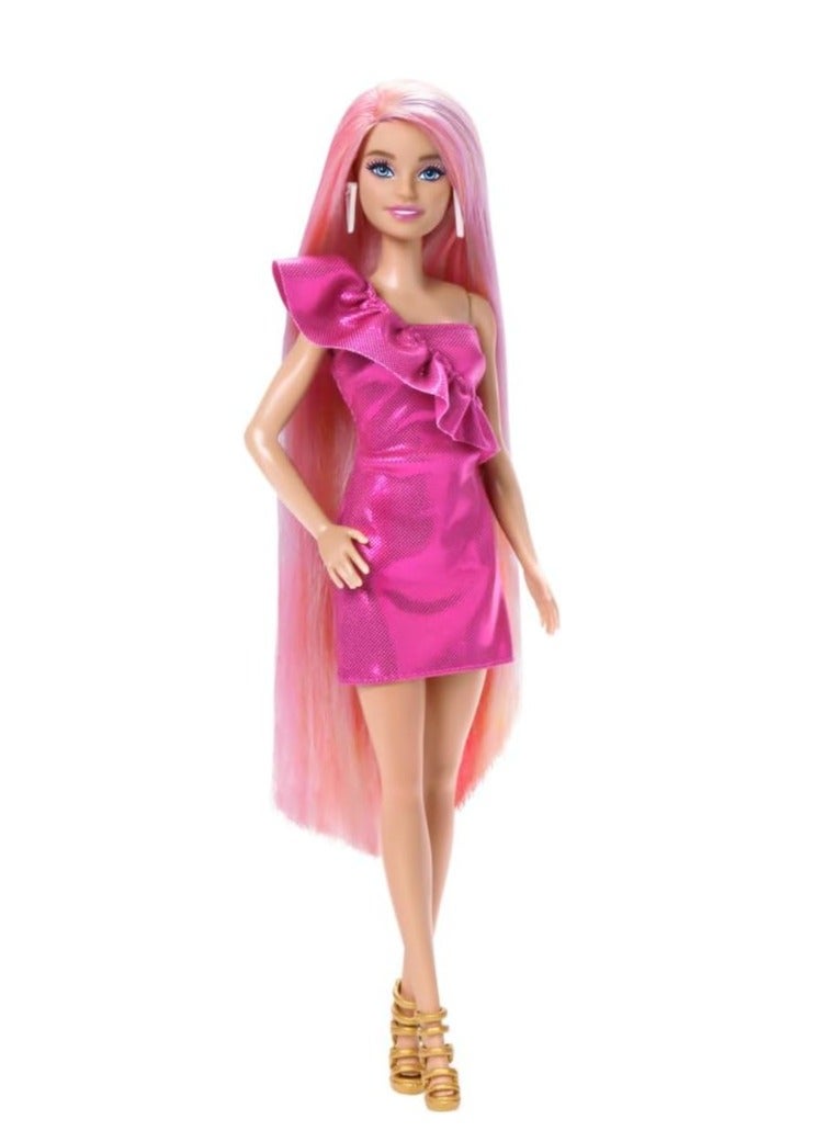 Barbie Barbie Totally Hair Doll Pink - Image 1